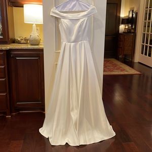 Ieena by MacDuggal white gown